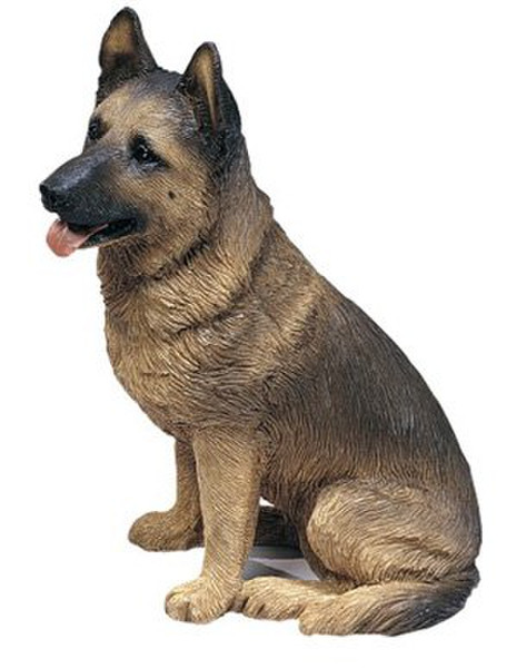 small dog statue German Shepherd Sitting Sculpture indoor outdoor